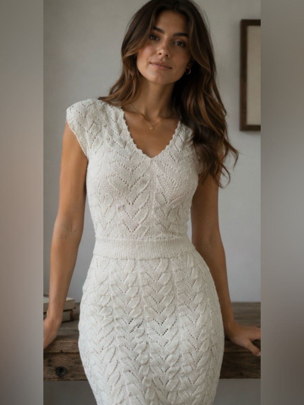 VINTAGE HANDMADE CROCHET DRESS